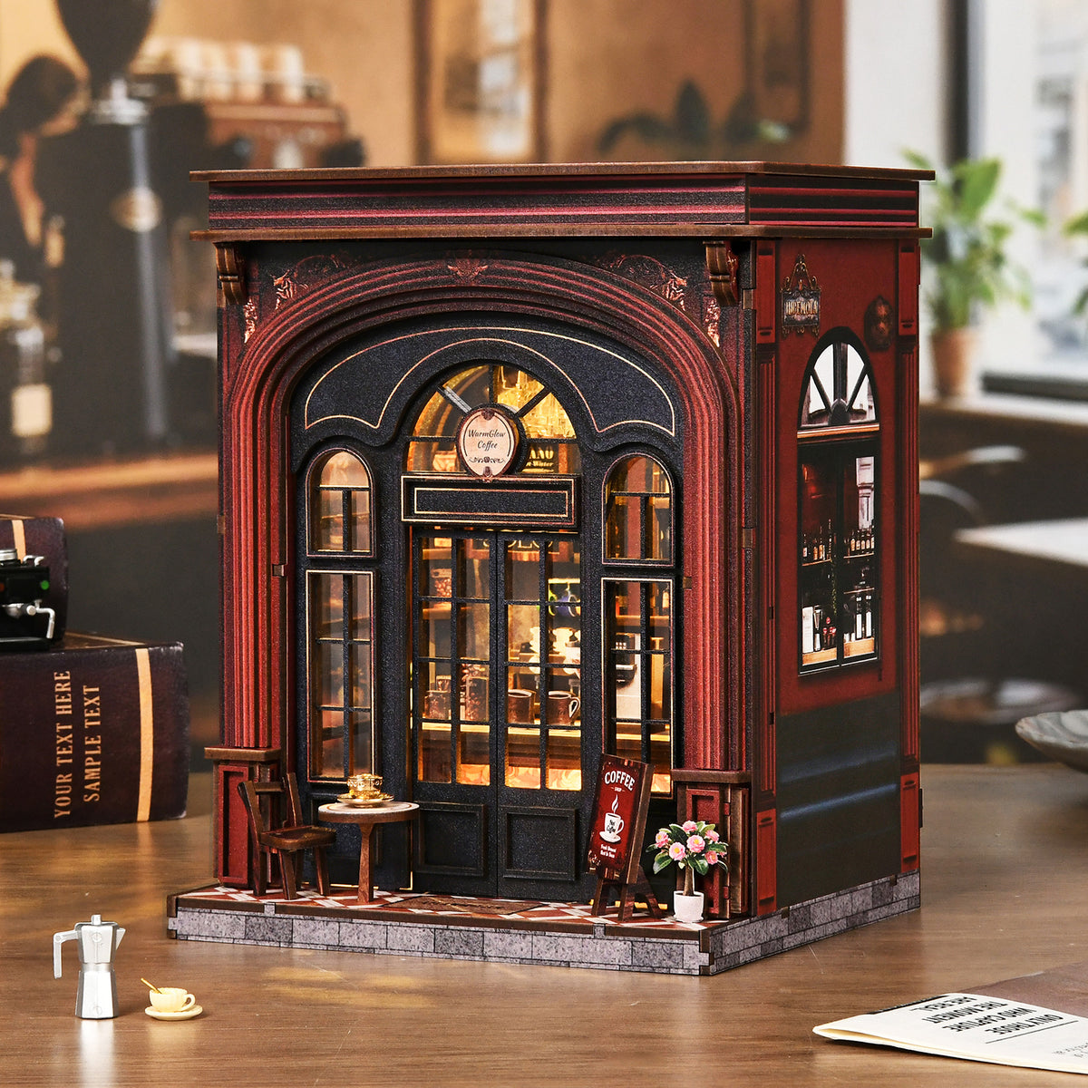 Neighborhood café corner | Warmglow coffee kit