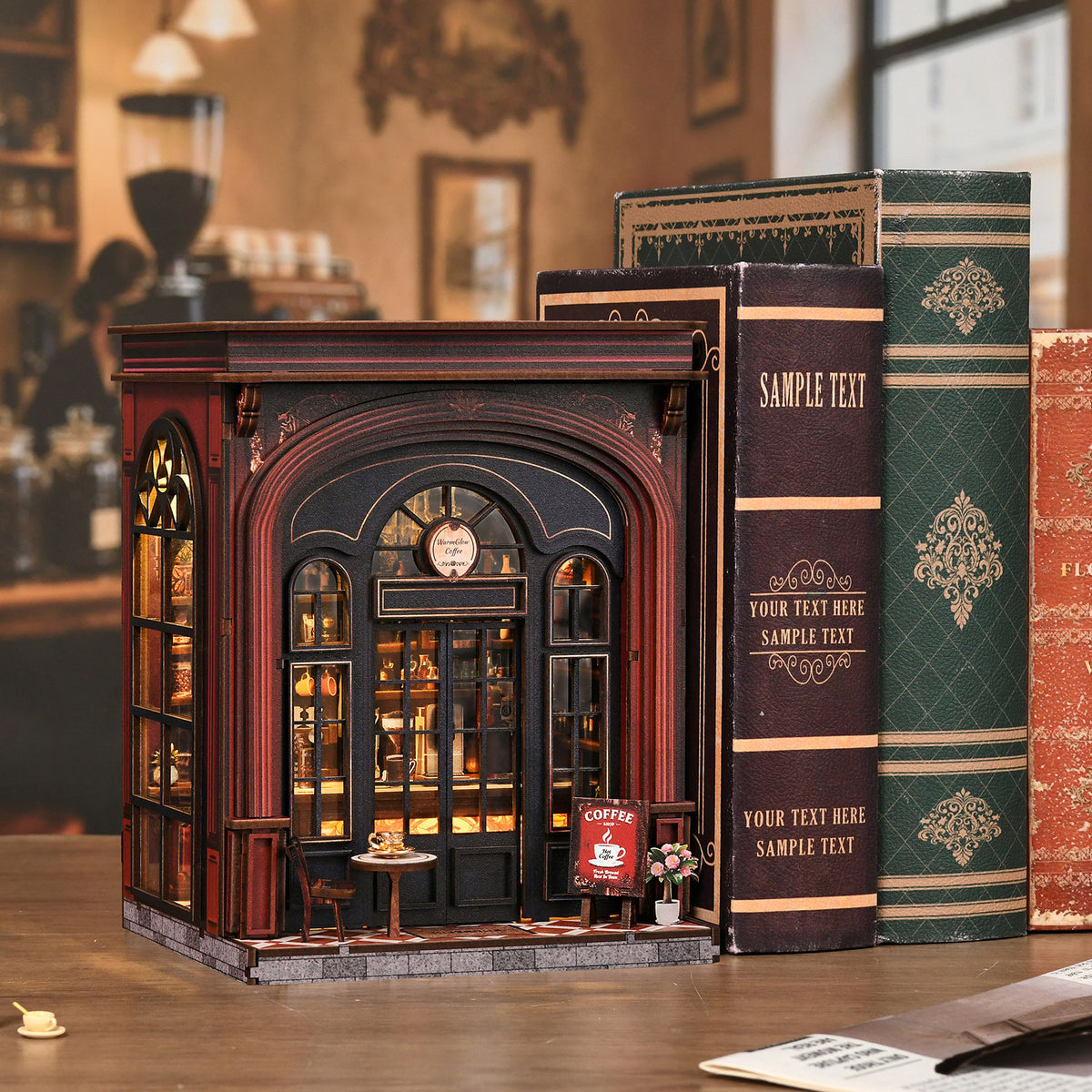 Neighborhood café corner | Warmglow coffee kit