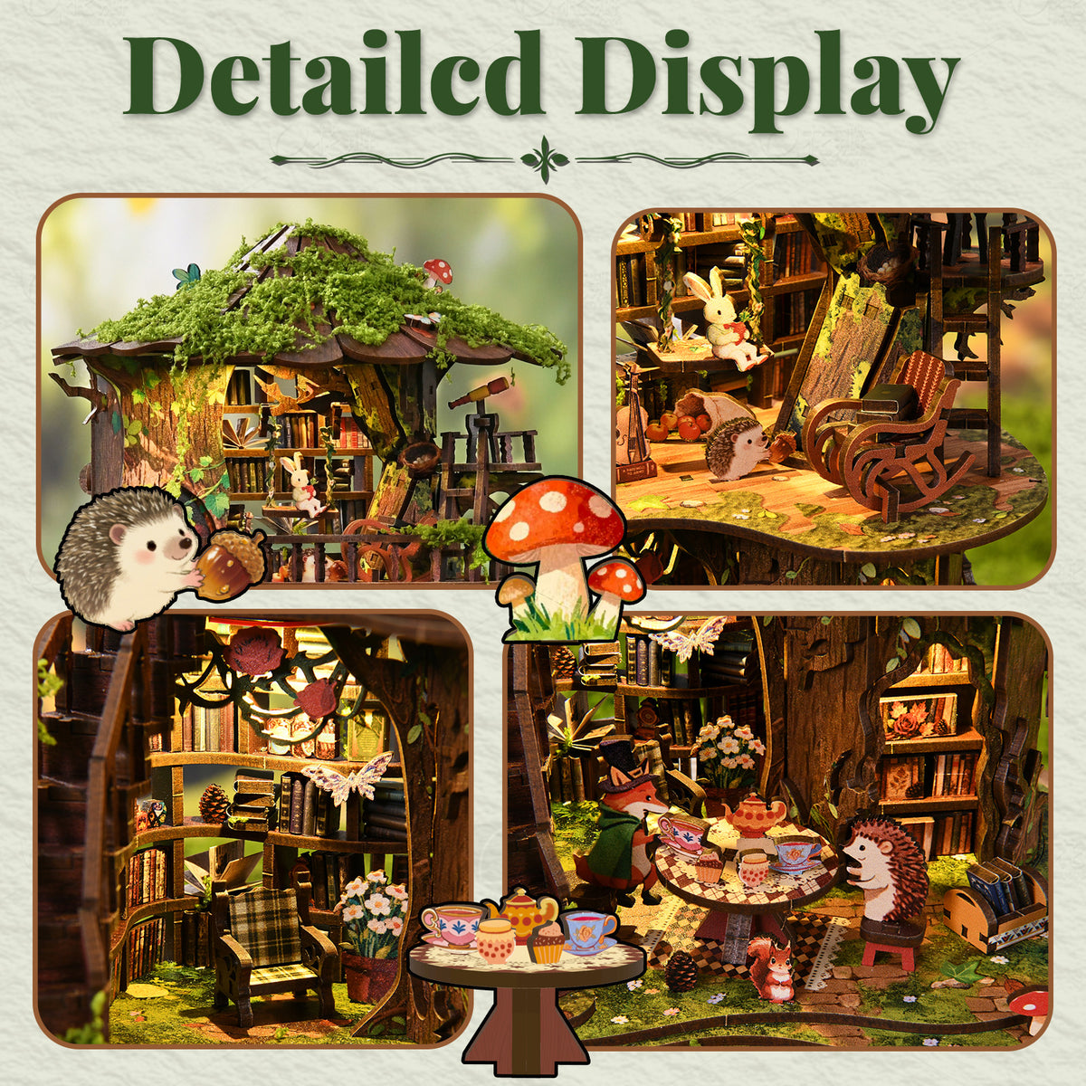 Treehouse tea room | Forest tea book club kit