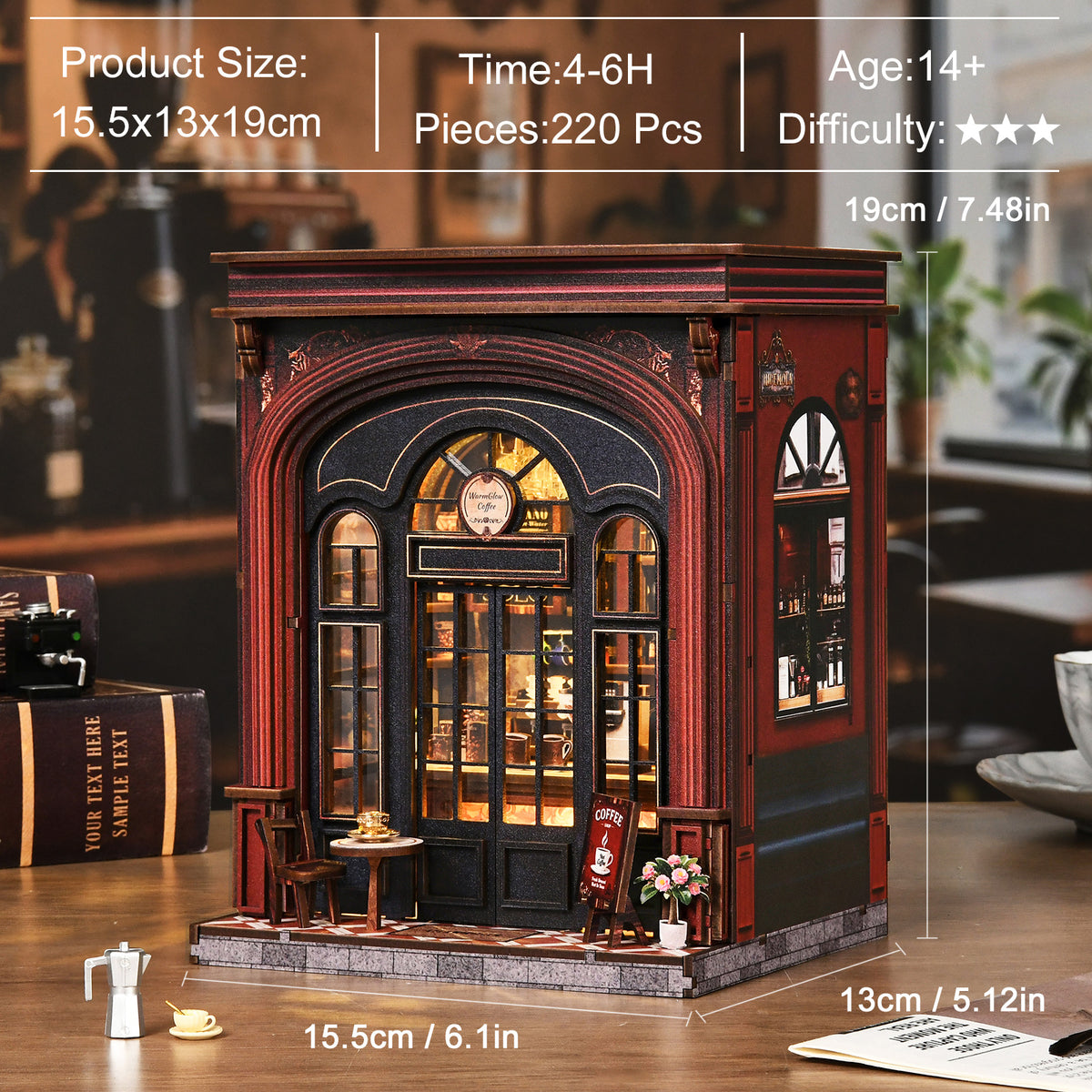 Neighborhood café corner | Warmglow coffee kit