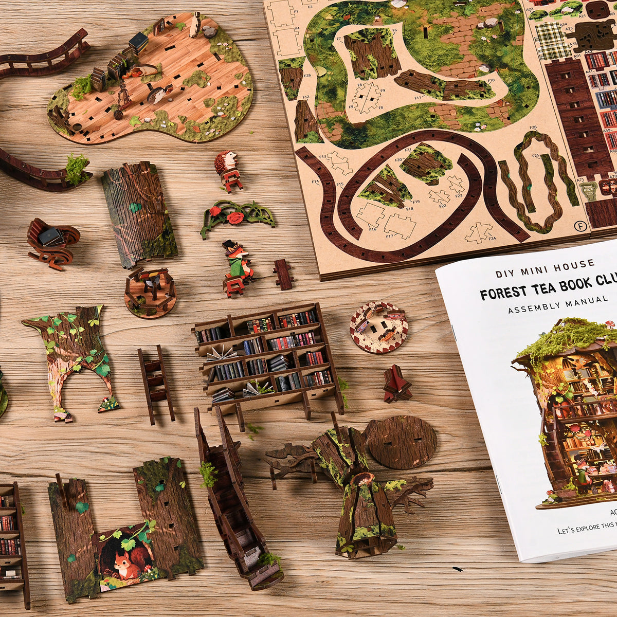 Treehouse tea room | Forest tea book club kit