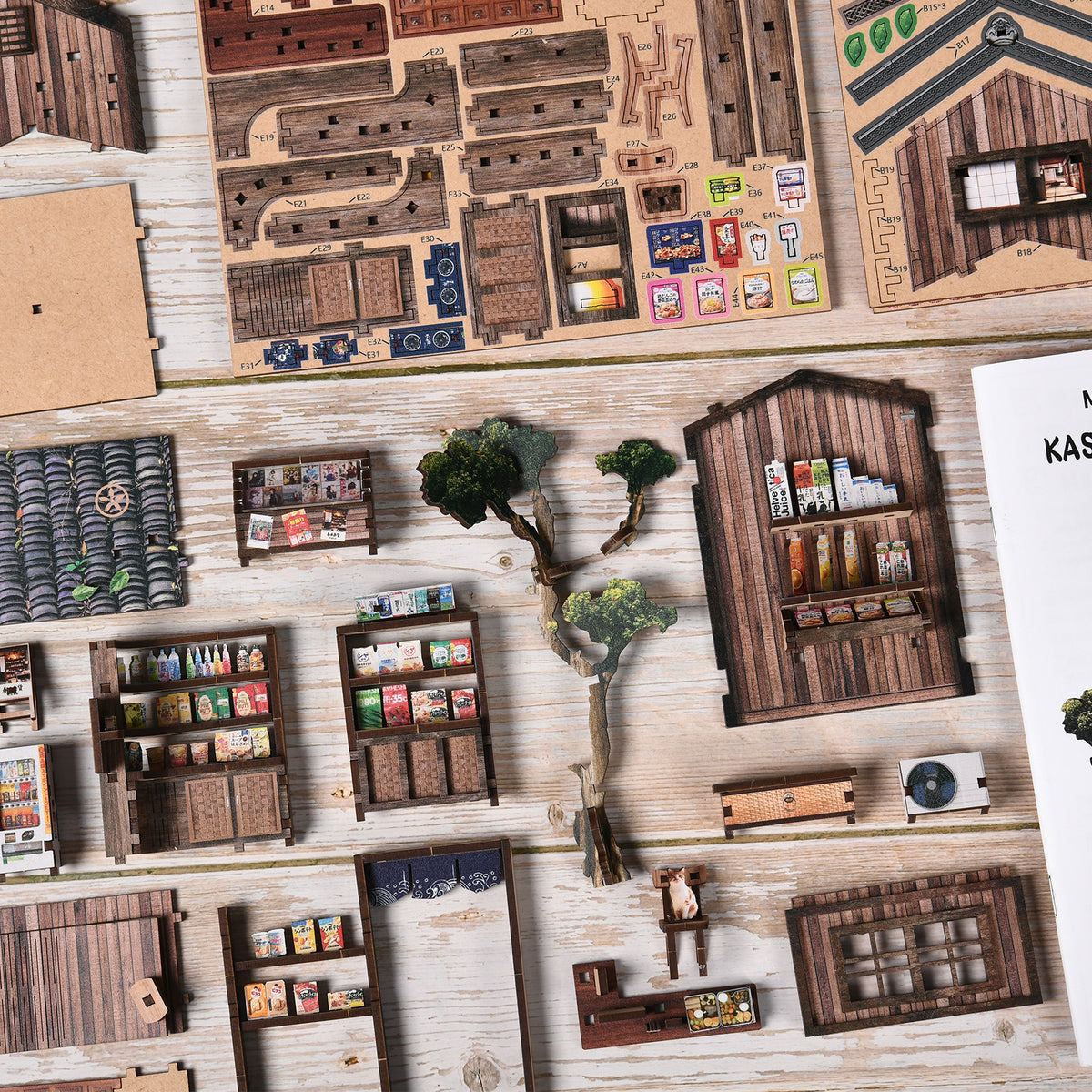 Japanese street market | Kasuga grocery store kit
