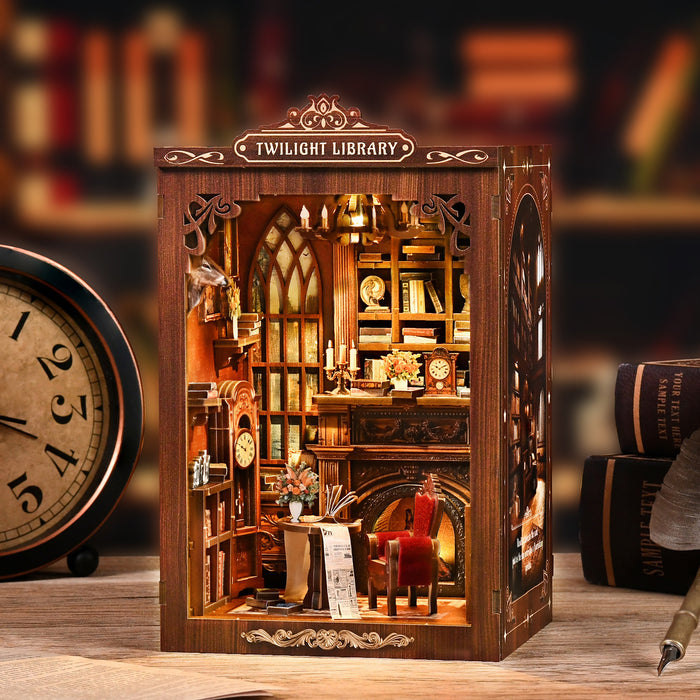 Reading room miniature | Twilight library kit