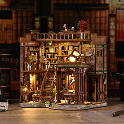 Grand library centerpiece | Dreamy book hall kit