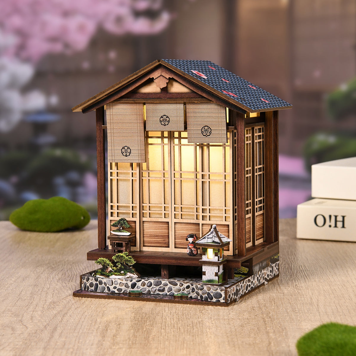 Quiet moss retreat | Moss-lantern harmony garden kit
