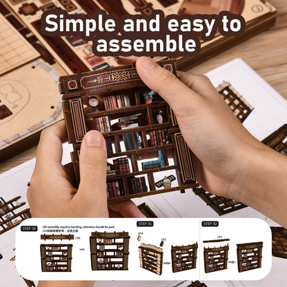 Grand library centerpiece | Dreamy book hall kit