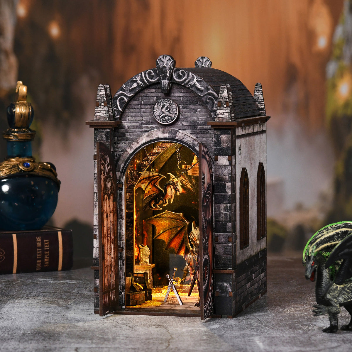 Underground hoard chamber | Dragons treasure labyrinth kit