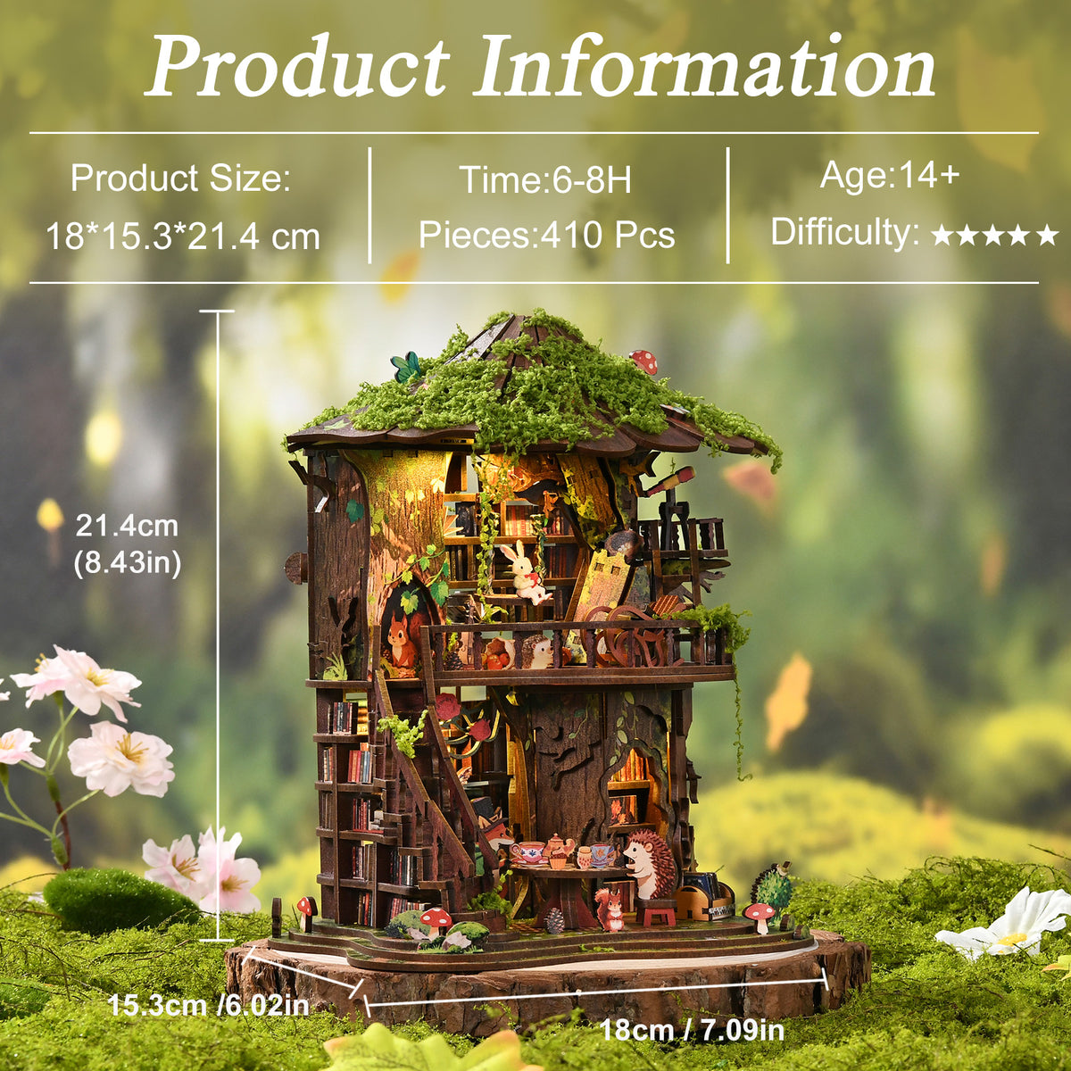 Treehouse tea room | Forest tea book club kit