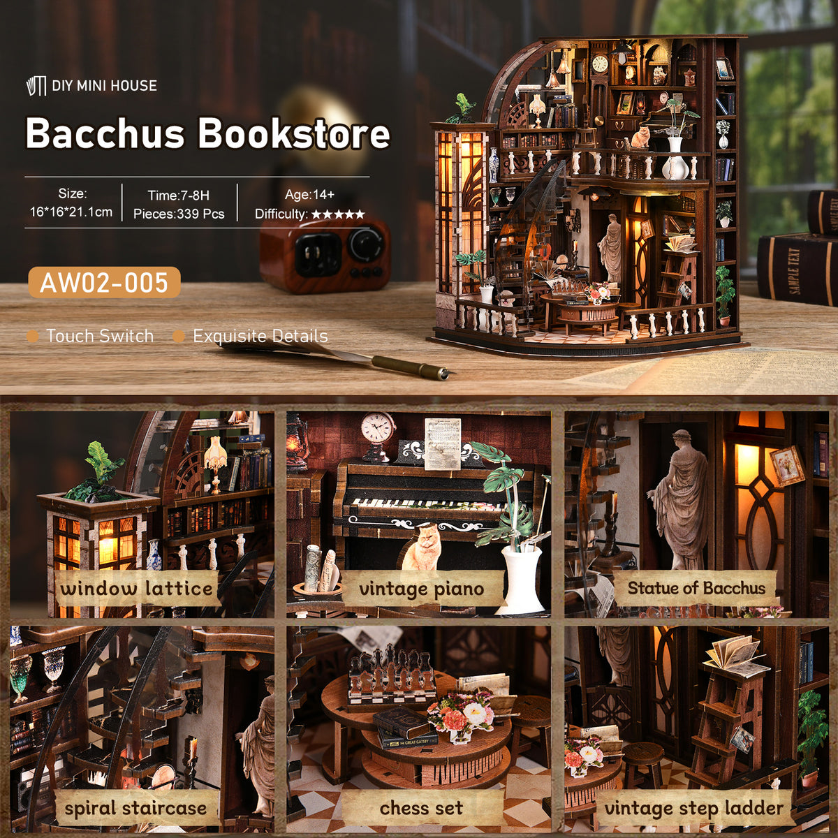 A toast among novels | Bacchus bookstore kit