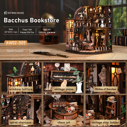 A toast among novels | Bacchus bookstore kit
