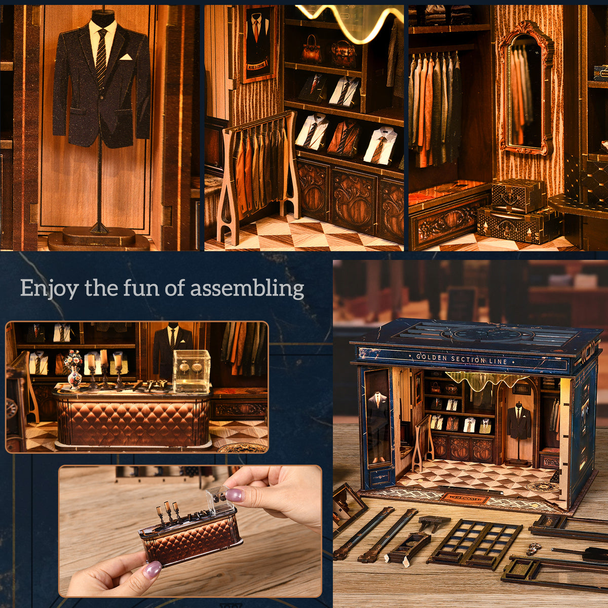Bookstore | Golden section line kit