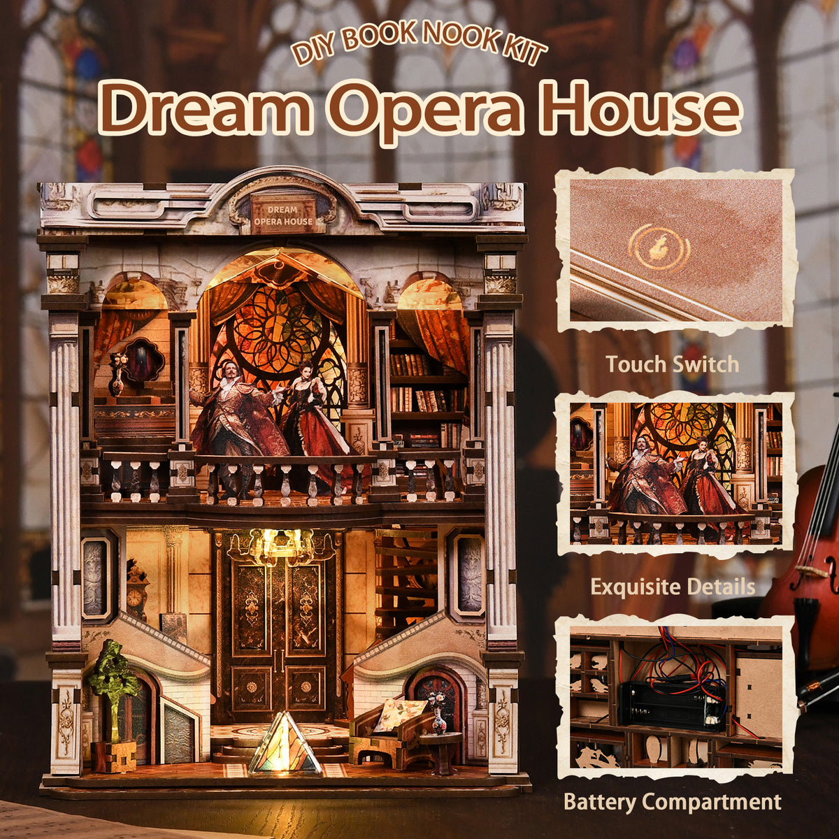 Velvet curtain theatre | Dream opera house kit