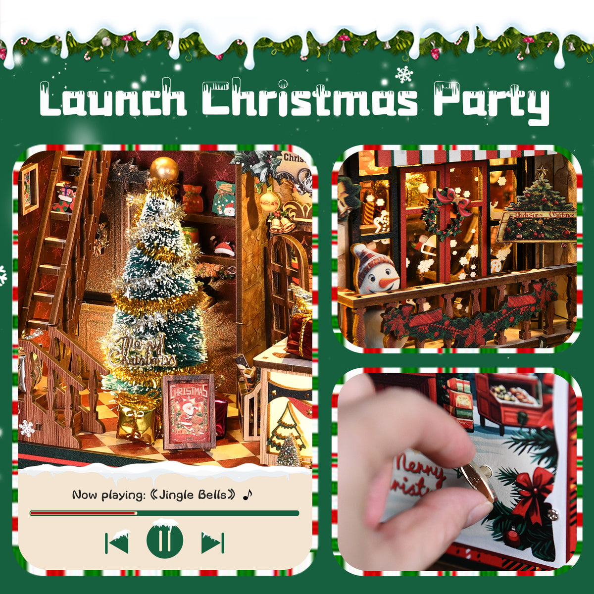 Winter holiday nook | Christmas shop kit