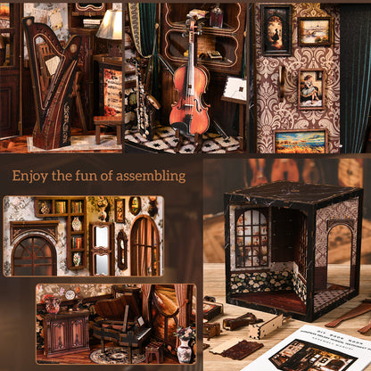 Violin maker's den | European melody musical instrument box kit