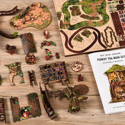 Treehouse tea room | Forest tea book club kit