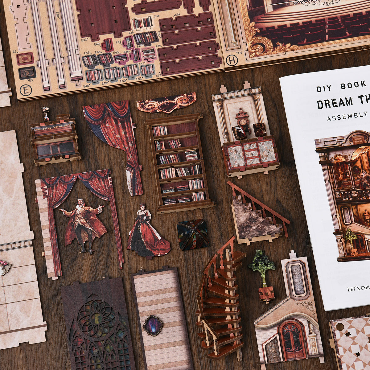 Velvet curtain theatre | Dream opera house kit