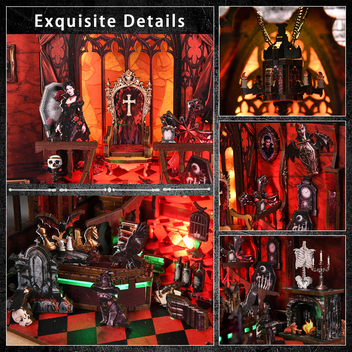 Gothic fortress ruin | Dark castle kit