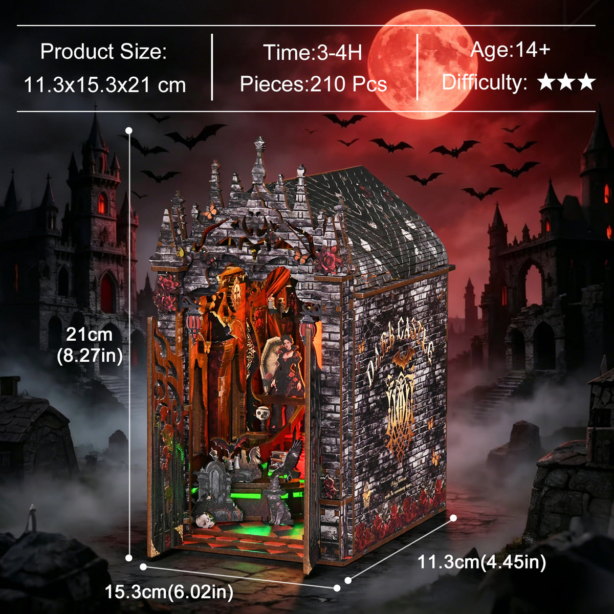 Gothic fortress ruin | Dark castle kit