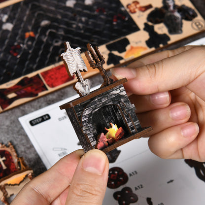 Gothic fortress ruin | Dark castle kit