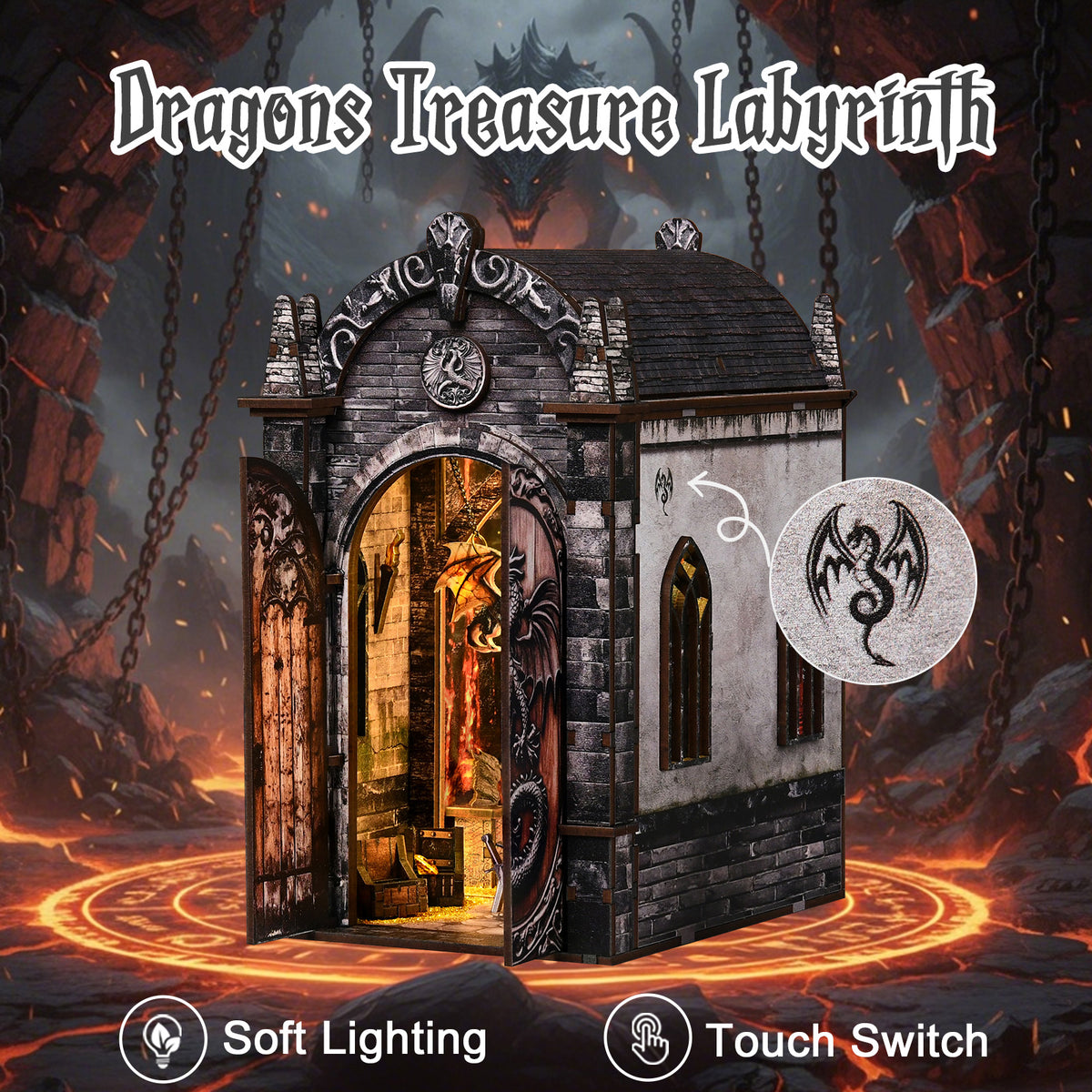 Underground hoard chamber | Dragons treasure labyrinth kit