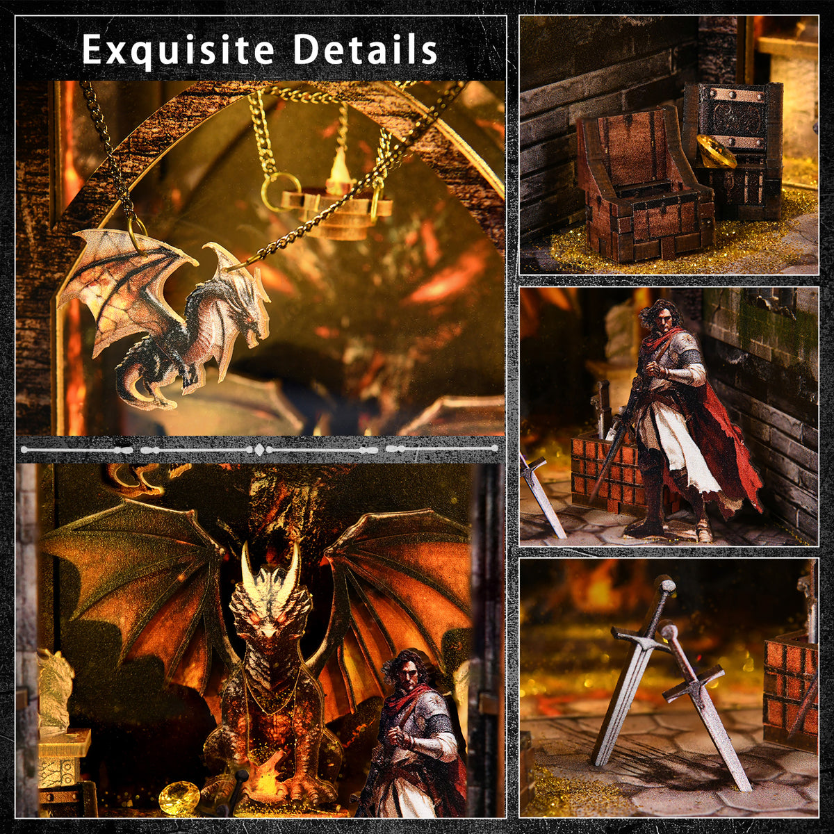 Underground hoard chamber | Dragons treasure labyrinth kit