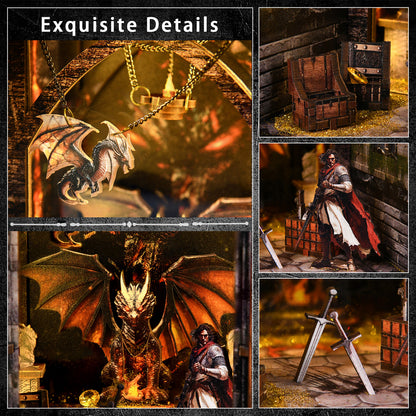Underground hoard chamber | Dragons treasure labyrinth kit
